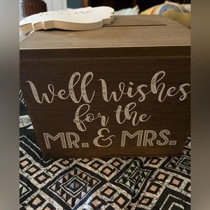 Well wishes box for wedding
